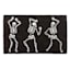 Dancing Skeletons Coir Mat, 18x30