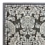 Arrington Gray & Taupe Floral Damask High & Low Accent Rug, 2x4