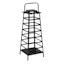 Black Metal Floor Lantern, 22"