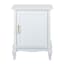 Grace Mitchell Scarlett 1-Door Cabinet, White