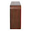 Cora Curved Wood Console Table