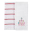 Set of 2 Sweets for Santa White Kitchen Towels