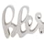 Grace Mitchell Silver Blessed Cutout Sign, 12x5