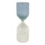 Blue & Clear Hourglass, 6"