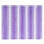 Tiny Dreamers Purple Ombre Striped Shag Throw Blanket, 50x60