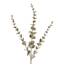 Pink Champagne Glittered Eucalyptus Pick, 20"