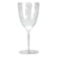Clear Plastic Wine Goblet, 8oz