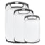 3-Piece Cutting Board Set, Charcoal
