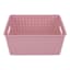 Tiny Dreamers Strap Design Weave Storage Basket, Strawberry Cream