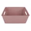 Tiny Dreamers Strap Design Weave Basket, Strawberry Cream