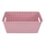 Tiny Dreamers Strap Design Weave Basket, Strawberry Cream
