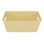 Tiny Dreamers Strap Design Weave Basket, Popcorn Yellow