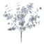 White Glittered Eucalyptus Bush, 19"