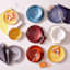 Honeybloom Bright Blue Melamine Salad Plate, 9"