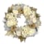 Ivory Peony & Hydrangea Autumn Wreath, 24"