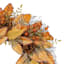 Rust Metallic Magnolia Leaves & Berry Spiral Vine Wreath, 24"