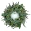 Mixed Greenery Wreath, 22"