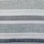 Austin Blue Woven Striped Throw Pillow, 18"