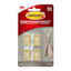 Command Small Metallic Hooks, 4-Hooks, 5-Strips, Brass Color