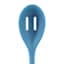 Mini Slotted Silicone Spoon, Blue