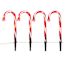10-Count Pre-Lit Candy Canes with 50 Lights, 10"