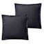8-Piece Black Striped Essential Comforter Set, Full