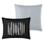 8-Piece Black Striped Essential Comforter Set, Full