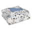 8-Piece Blue & White Floral Linen Essential Comforter Set, Full