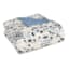 8-Piece Blue & White Floral Linen Essential Comforter Set, King