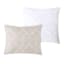 8-Piece Jenna Natural Lattice Print Essential Comforter Set, Full