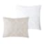 8-Piece Jenna Natural Lattice Print Essential Comforter Set, Queen