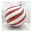 Elfin' Around Beaded Peppermint Swirl Shatterproof Ornament, 7.7"