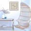 Crosby St. Glass Framed Rice Paper Wall Art, 21"