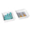 Set of 2 White Wide Drawer Organizers, Small