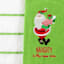 Set of 2 Green Naughty Santa Kitchen Towels