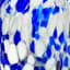 Tracey Boyd Blue Confetti Double Old Fashioned Glass