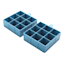 2-Piece Blue Silicone Ice Cube Tray