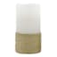 Ty Pennington Set of 3 White LED Candles with Rope Base
