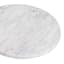 Bistro White Marble Round Board, Large