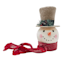 Top Hat Snowman Tree Topper, 14.5"