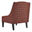 Honeybloom Kayson Paprika Plaid Accent Chair