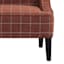 Honeybloom Kayson Paprika Plaid Accent Chair