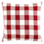 Red & White Buffalo Plaid Throw Pillow, 18"