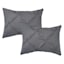 5-Piece Blanca Grey Comforter Set, Queen