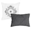 5-Piece Blanca Grey Comforter Set, Queen