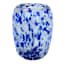 Tracey Boyd Blue Frit Glass Vase, 7.5"