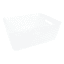 White Y-Weave Storage Basket, Medium