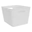 White Y-Weave Storage Basket, Large
