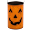 Halloween Hoedown Crackled Orange Jack-o'-Lantern Metal Bucket, 22.5"