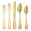 20-Piece Bayley Flatware Set, Champagne Gold